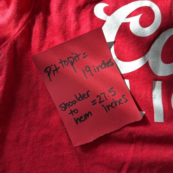 Coors Light Dive Bar T-Shirt Red White Next Level Size M Medium - Picture 5 of 5